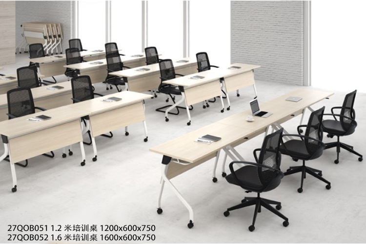 歐櫟木 + 亮光白培訓桌d.jpg