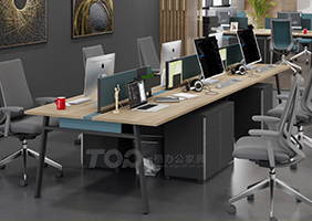 啟航辦公對向六人卡位